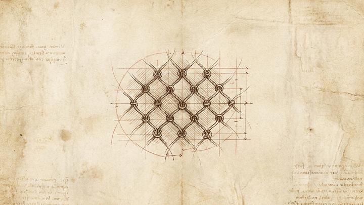 Da Vinci-style workshop plate illustrating: How to network on LinkedIn when your connections belong to your last job