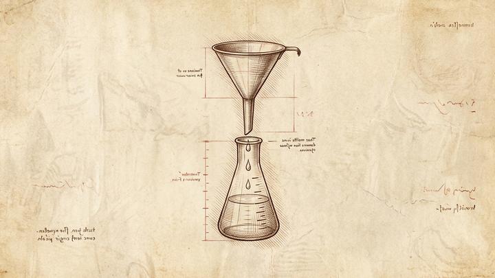 Da Vinci-style workshop plate illustrating: What is a good engagement rate on LinkedIn? The formula, the benchmarks, and the trap that inflates both