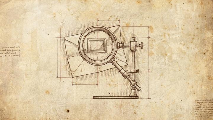 Da Vinci-style workshop plate illustrating: LinkedIn Post Inspector: how to fix a broken link preview, and why the link matters less than you think