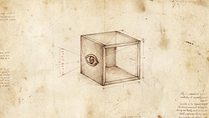 Da Vinci-style workshop plate illustrating: Does LinkedIn show who views your profile? Yes. The bigger story is who never shows up.